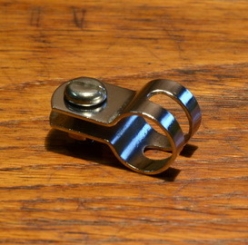 Sportbandage, verchromt, für Bremsanker, 14,0 mm, orig. Altbestand         