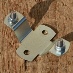 Kennzeichenhalter Fahrrad/Fahrradhilfsmotor/Moped, glanzverzinkt, incl. 2 Schrauben 
