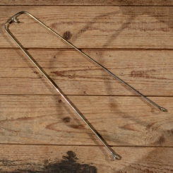 Strebe 28", Überlaufstrebe, cadmiert, Aufnahme D=5.0mm, B=58mm, L=365mm 