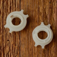 Fassung f. Glühbirne Frontscheinwerfer, D=16.4mm, zylindrisch, Kunststoff weiss 