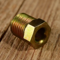 Quetsch-Verschraubung für Festleitung 5mm, Gewinde 10 x 1, u.a. für SACHS Vergaser 98ccm Motor 