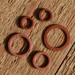 Dichtungsring, (Fiberring), D=18.4/14.9mm, passend f. M14 x 1.5mm 