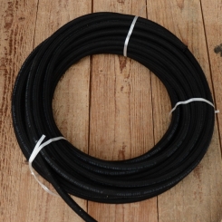 Benzinschlauch, schwarz,  gewebeummantelt, innen D= 10/ 5.5mm (passend für 6 mm Standardstutzen) 