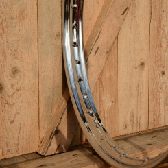 Felge Moped Motorrad 1.20-17 (21 x 2,25), verchromt, 36 Loch, gepunzt 