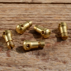 Schraubnippel D=7/5mm, L=14mm, Fix-Bez. 6, Messing 