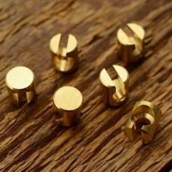 Lötnippel Aufnahme 8 x 9 mm, Bohrung 4 mm , geschlitzt 