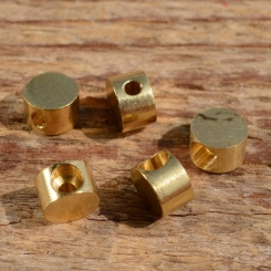 Lötnippel, D=6.5/2.1mm, L=4.0mm, Messing FIX Bez. 8A 