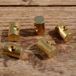 Lötnippel, D=8.0/2.0mm, L=12.0mm, Messing, FIX Bez. 12D 