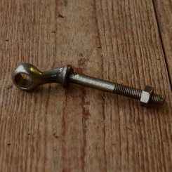 Bremsführung gekröpft, vernickelt, orig. 20/30er Jahre, ggf. minimale Patina 