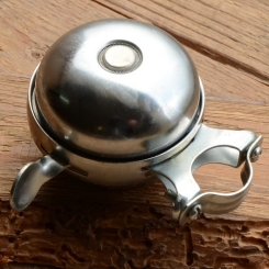 Glocke "ROTOR", verchromt, 65mm, typische "Chinaglocke", unüberhörbar laut, Traditionsmodell 