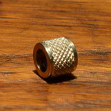 Überwurfmutter für Dunlopventil, Messing vernickelt 