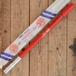 Luftpumpe "SILCA IMPERO", rot, federnd, L:47-50cm, Ventilkopf bitte extra ordern 