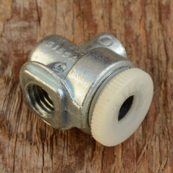 Kopfstück für Luftpumpe "SILCA", Silca Alu Druckguss, für Klemmung Pumpenspitzen 