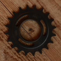 Ritzel 1/2 x 1/8 Schraubausführung, "Z=20", anthrazit, rare alte Neuware ! 