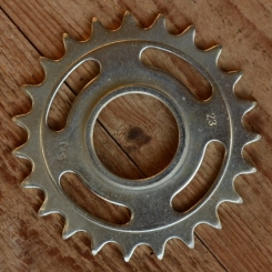 Ritzel 1/2 x 1/8 Schraubausführung, "Z=23", glanzverzinkt 