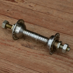 Nabe Vorderrad, "WECO", gerillt, orig. 60/70er Jahre, verchromt, 36Loch, FG 7.9mm 