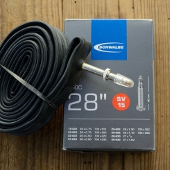 Fahrrad - Schlauch, 27/28 x 0.75 - 1.1 (18/28-622/630), Sclaverand Ventil (SV15) "SCHWALBE" 