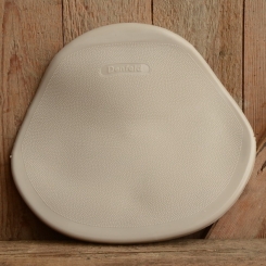 Satteldecke einzeln für Denfeld Moped Schwingsattel, creme-weiß, paßt auch für andere Sattelfabrikate 