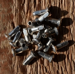 Speichennippel 1.8 mm, D-Schaft=4.0mm, L=11mm, Messing vernickelt 