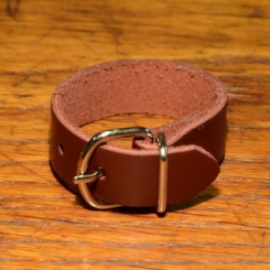 Lederriemchen 11 cm, rotbraun, zur Werkzeugtaschen Montage    