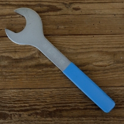 Flachschlüssel "ELDI" SW 38mm, ideal für Steuersatz / Tretlager, L=275mm, 3.8mm dick 