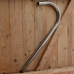 Auspuff-Krümmer für "SACHS 98ccm" verchromt, Form P, D=28mm/H=270mm/L=610mm 