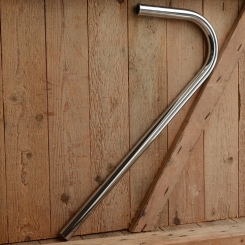 Auspuff-Krümmer für "SACHS 98ccm" verchromt, Form C, D=28mm/H=270mm/L=640mm 