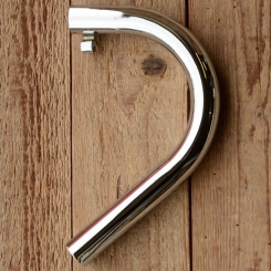 Auspuff-Krümmer für "DKW Hummel" verchromt, kurze Form,  D=26mm/H=180mm/L=200mm 