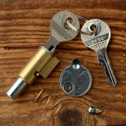 Lenkradschloss mit 8mm Bolzen, rund, Typ Neimann Nr. Mo375 