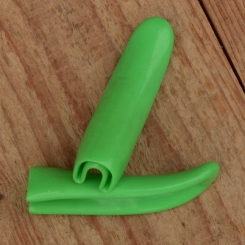 Hebelüberzug, f. Blechhebel, grün, orig. 50/60er Jahre, L=65mm 