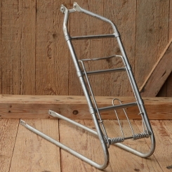 Gepäckträger, passend für 26 Zoll Fahrräder,  silber lackiert , B=140mm H=355mm 
