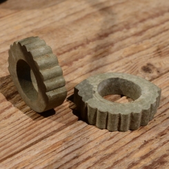 Lenkerring Lenkerschoner, grau, Gummi, 22 mm 