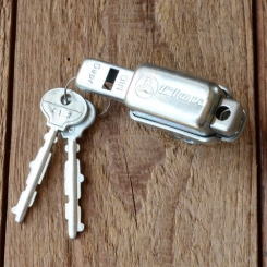 Speichenschloss, "TRELOCK Gloria/Clou", glanzverzinkt, orig. 60-80er Jahre, NOS 