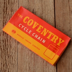 Rennrad Kette "RENOLD COVENTRY", 1/2" x 1/8", 110 Gld., NOS 