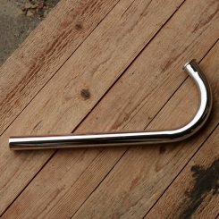 Auspuff-Krümmer für "SACHS 50ccm" verchromt, D=28mm/L=390mm 