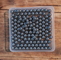 Gußstahlkugel, metrisch 7 mm, 144 Stück (1Gros) 