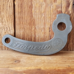 Bremsanker für Hebelkonus F+S Torpedo Rücktrittnabe, 40er Jahre, anthrazit, alte Neuware, WW2 Rad u.a. 