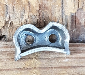 Gegenhalter für doppelten Bowdenzug (L. Bobet-Schaltung) ,  zum einlöten am Rennrad /Sportrad, orig. 50-80er Jahre, alte Neuware. 