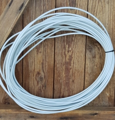 Bowdenzug Außenhülle, altweiß,  Durchmesser außen 4.8mm, Durchmesser innen 2.5mm, 1 Meter 