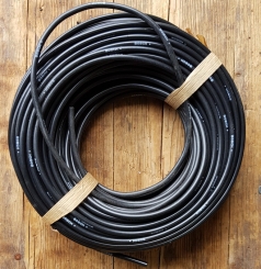 Zündkabel, schwarz, D=5mm, 50cm Stück, orig. aus altem BOSCH Lagerbestand     