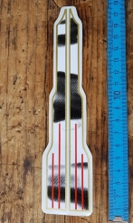 Aufkleber "Flammdekor", passend für 60-80er Jahre Fahrräder, orig. alte Neuware, Maße siehe Bild 