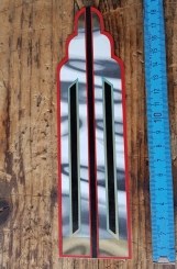 Aufkleber "Flammdekor", passend für 60-80er Jahre Fahrräder, orig. alte Neuware, Maße siehe Bild 