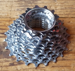 Kassette, Type  "SHIMANO HG", 9-fach, 12-23 Z., neu aus älterem Lagerbestand 