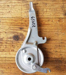 Ankerplatte mit Bremsbelägen NOS, passend f. Trommelbremsnabe "SACHS/SRAM", 70 mm 