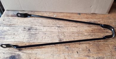 Hollandrad Strebe 28", schwarz, passend für Hollandräder Gazelle und andere Typen, Befestigung auf der Achse 