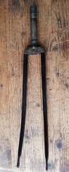 Gabel 28 Zoll "PRESTO Othello" orig. 20er Jahre unrestauriert, Schaftlänge 149 mm,  Zustand siehe Bilder 