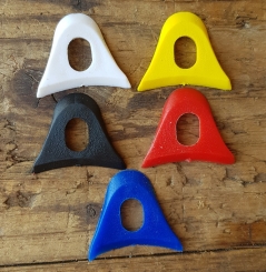 Gummi Einleger "rot"  für Lenker Vorbau "CINELLI XA", 80er Jahre, original, verschiedene Farben möglich, NOS 