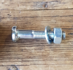 Sattelklemmbolzen aus deutscher Produktion, glanzverzinkt M8 x 40mm 