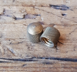 Ventilkappe für Dunlopventil (DV), Messing, orig. 20-50er Jahre, Altbestand 