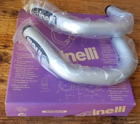 Lenker Hörnchen "bar ends" CINELLI Spinaci, Ergonomic & Aerodynamic, silber, NOS, 230 g. 